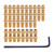 Шипы для педалей DMR Flip Pin Set For Vault Pedal 44pcs Gold